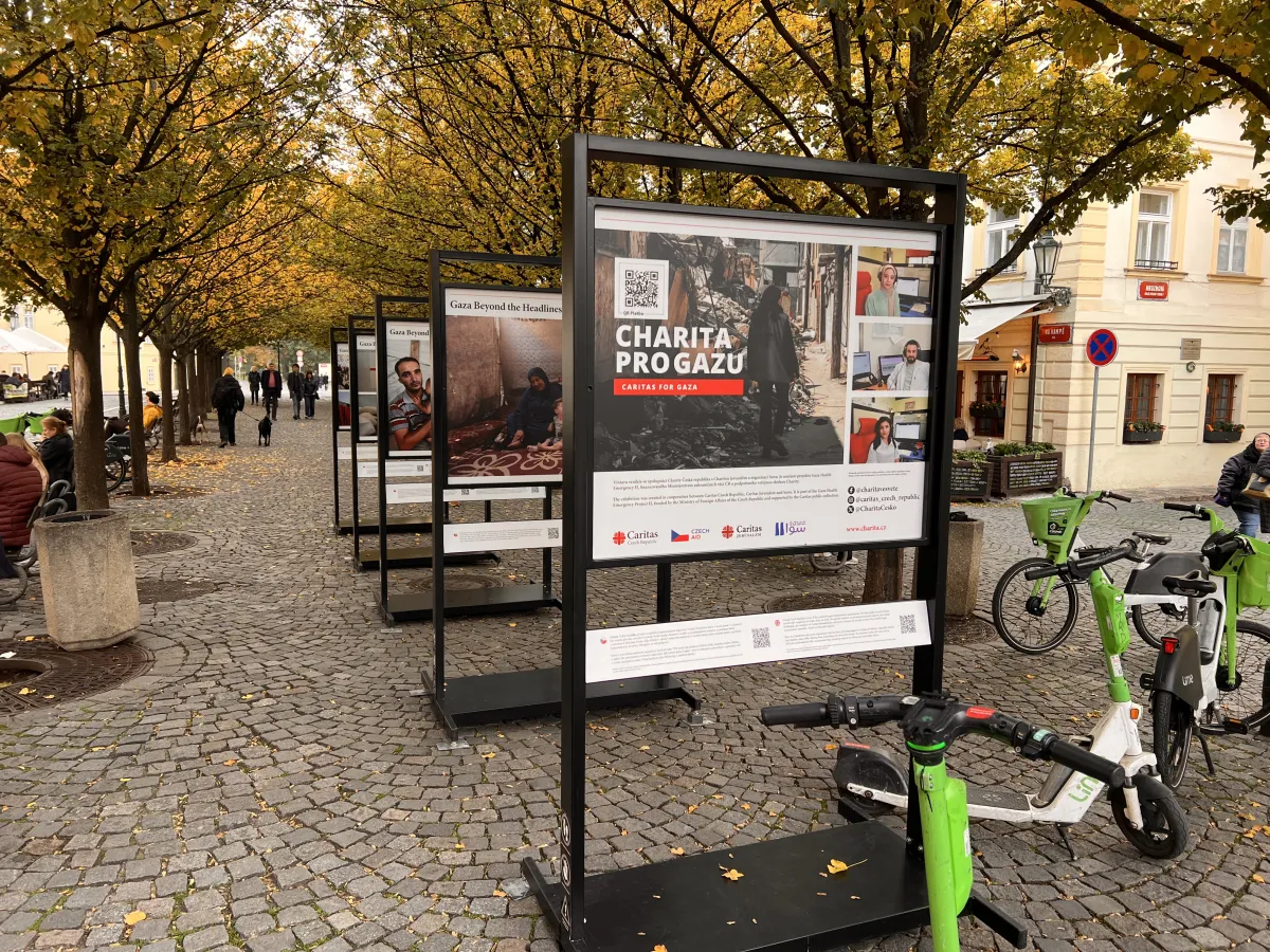 Exhibition Gaza Beyond the Headlines by Caritas Czech Republic in Prague (1)