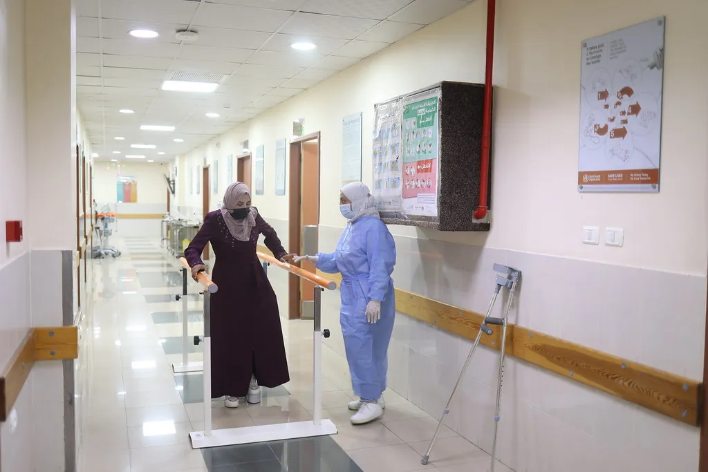 At Gaza's first limb reconstruction centre